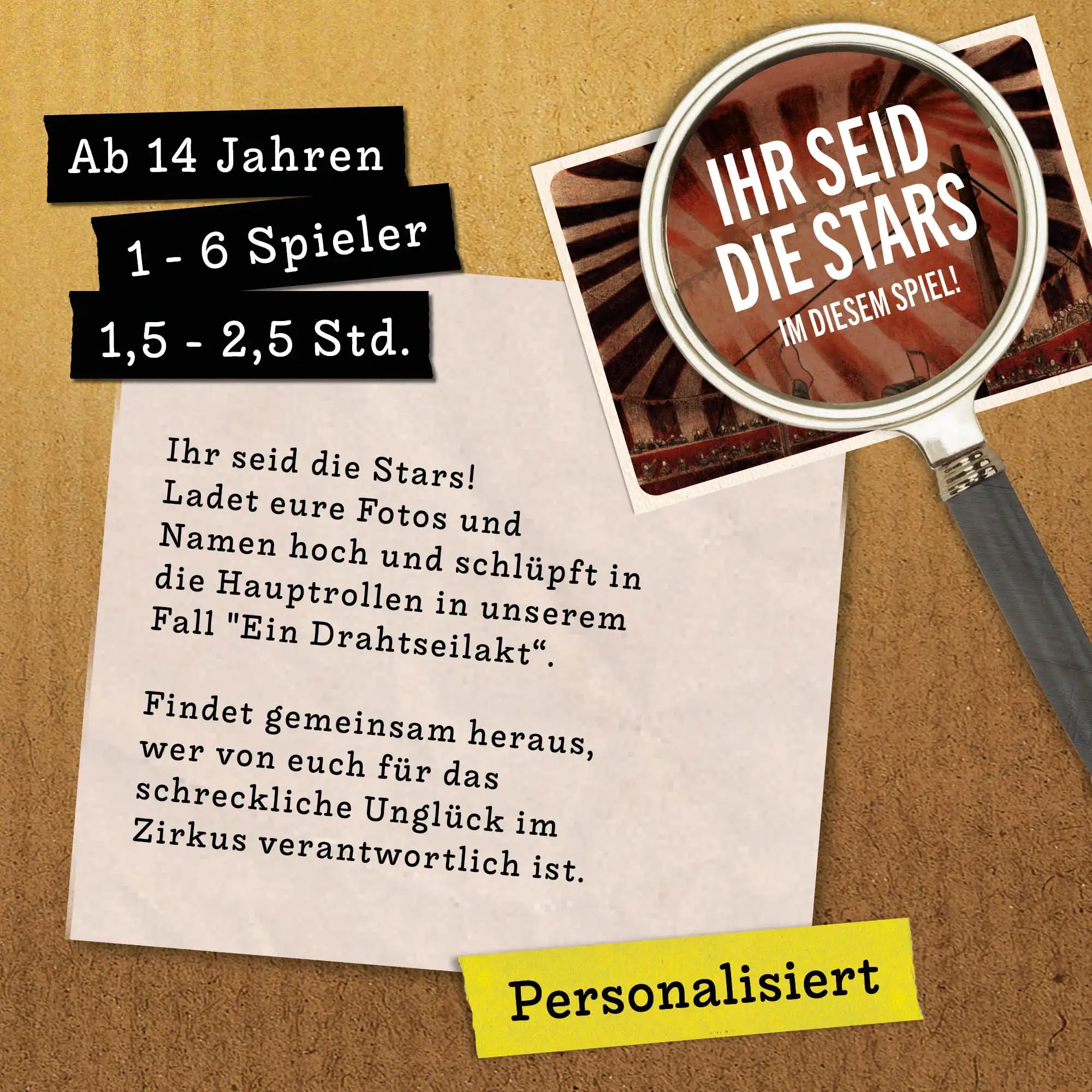 Ein Drahtseilakt - Personalisierbar – Bild 2